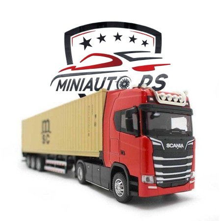 شاحنة سكانيا scania مع كنتينر MSC